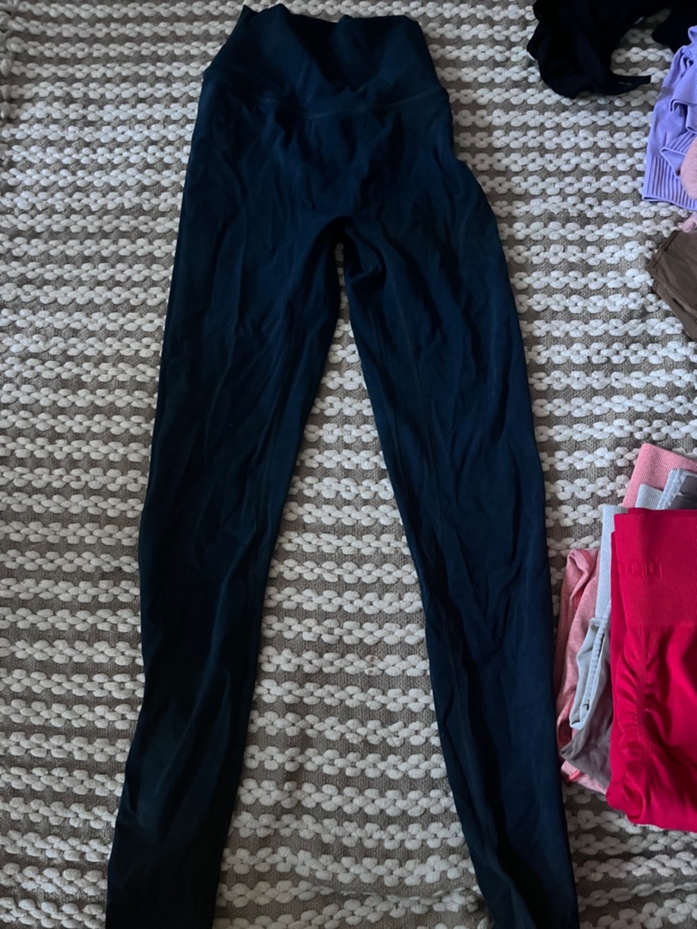 High-Rise Blue Women’s Leggings — Everyday Stretch